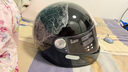 AVA王朝摩托车头盔复古四季男女全盔国潮玻璃钢机车碳纤维巡航冬季 头盔+茶色镜片【颜色备注】 小-S码【适合头围54-55cm】 实拍图