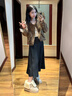 达芙妮两穿雪地靴女2025秋冬季新款加绒加厚棉鞋中筒短靴东北保暖毛毛靴 杏色【可翻主图款】 37 实拍图