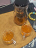 金灶（KAMJOVE）茶道杯飘逸杯大容量泡茶壶耐热玻璃杯办公室过滤茶具花茶壶TP-757 700ml搭配两个小茶杯 实拍图