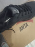安踏男鞋运动鞋男冬季皮面防泼水软底跑步鞋子男士减震轻便旅游鞋慢跑 【人气款皮面防泼水】黑 39 实拍图