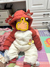 巴拉巴拉童装婴儿羽绒服连体衣宝宝衣服冬装哈衣爬服萌趣男童女童 铁锈红61003 100 cm 实拍图