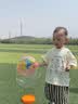 聚乐宝贝2025新款恐龙吹泡泡机儿童手持全自动电动大泡泡枪泡中泡女孩玩具 【绿色】普通电池版+250ML泡泡水 实拍图