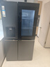 LG635升对开门冰箱透视窗 家用大容量风冷无霜节能变频多维风幕智能控温分类存鲜除味 双开门暮色黑 【商场同款制冰机系列】暮色黑S653MEP87D 实拍图