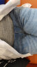 婧麒（JOYNCLEON）孕妇裤春秋款外穿打底休闲直筒牛仔裤小个子 浅蓝色 L jyk17053 晒单实拍图