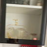 青苹果 锤纹水杯简约杯子带把泡茶杯客厅家用耐热玻璃杯清新森系牛奶杯 四色冰晶杯+麋鹿杯架 实拍图