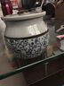 油泼辣子罐带勺子油辣子罐子辣椒油盒陶瓷调味瓶带盖油盐罐糖罐猪油辣椒罐缔造千金 吉祥花300毫升 实拍图