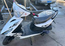 杰帆（JF）踏板摩托车125cc鬼火一代摩托车外卖踏板车燃油车助力车可上牌  亮光白 高配款 实拍图