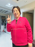 ELLE ACTIVE 棒球领夹克外套女装早春时尚百搭简约花卉印花运动休闲通勤外套 红色 2XL 实拍图
