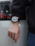艾美（MAURICE LACROIX）瑞士男表瑞表机械表高端原装进口手表AIKON系列腕表生日礼物 44mm-皮带-银盘-蓝三眼 实拍图