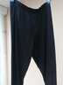 金三塔秋裤100%桑蚕丝单裤打底裤1NZF8C801 黑色7100 L 实拍图