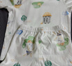 欧孕（OUYUN）儿童保暖内衣纯棉婴儿宝宝秋衣套装男女童家居服睡衣春季 嬉水鸭【5A抑菌新疆棉】 100码 实拍图
