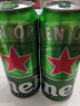 喜力啤酒（Heineken）经典黄啤听装 500mL 2罐 【圆通 泡沫箱】 实拍图