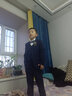 衣诺坊儿童西服套装花童男童演出服西服休闲主持人礼服 普灰6:西服 西裤 马甲 衬衫 配饰 120 （建议体重：33-42斤） 实拍图