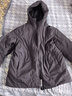天石春秋3M新雪丽棉棉服男士外套短款连帽户外运动中间层薄夹克V160 石墨灰色 连帽款 XL （180/100A） 实拍图