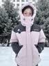 思凯乐1000蓬羽绒服男户外鹅绒服保暖加厚透气防风外套女 浅粉色1000蓬鹅绒-女（升级款） S 实拍图
