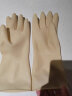 英科医疗（INTCO）一次性手套乳胶手套清洁家务手套橡胶检查手套乳白色M码100只/盒  实拍图