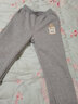 真维斯女童加绒裤子冬季新款儿童外穿保暖棉裤中大童小女孩秋冬打底裤潮 【加绒长裤】灰（口袋） 150 实拍图