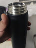 木吉乇（mojito）便携304不锈钢保冷保温杯成人学生大容量直饮水杯礼物500ml 黑色 实拍图