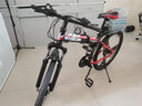 飛鸽（FG FLYING PIGEON） 折叠山地自行车成人男女学生青少年变速便携轻便双减震山地车 黑红26寸三刀轮轴承+指拨+大礼包 30速豪华版（8公里以上） 实拍图