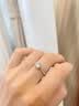 央铂铂金钻戒指18K金贵妃满钻人工培育钻石真钻石 求结婚礼物男送女友 18K金贵妃钻戒-30分培育钻石D色VVS净度 实拍图