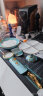 永丰源夫人瓷西湖蓝 G20宴会中餐具 碗盘勺散件DIY 自由散装 安全包装 味碟（121mm） 实拍图
