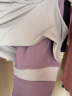 徽昂瑜伽服套装女拼色速干衣健身训练运动套装春夏背心文胸长裤紫XXL 实拍图