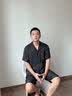 俞兆林（YUZHAOLIN）冰丝睡衣男夏天薄款短袖短裤套装男士夏季大码可外穿家居服 NSJYI-43039 XL 男（建议120-140斤） 实拍图