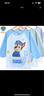 汪汪队立大功（PAW PATROL）儿童罩衣防水画画衣围裙吃饭围兜长袖幼儿园反穿衣1713蓝色S 实拍图