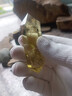 唯誠 天然黄水晶六棱柱双尖柱子原矿石消磁能量石把玩摆件 7-8cm左右 实拍图