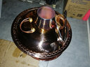 郭一元铜火锅紫铜加厚数字显示铜锅具家用插电纯铜锅老北京涮羊肉鸳鸯锅 数显插电 单味锅 6-8人 34cm 实拍图
