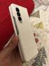 三星（SAMSUNG）Galaxy Z Fold3 5G原装硅胶手机壳 折叠屏保护壳 适配w22 白色 实拍图