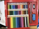 辉柏嘉（Faber-castell）彩铅油性水溶性彩色铅笔绘画套装美术画画工具儿童七夕情人节礼物艺考 48色（纸盒）水溶+48孔笔帘 实拍图