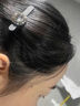 SO SOUL发夹女刘海夹侧边夹轻奢水钻高端一字夹子头饰鸭嘴夹发卡碎发夹子 气质灰钻款【2个装】 实拍图