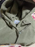 马登工装 美式休闲重磅摇粒绒卫衣连帽百搭加厚抓绒套头衫男秋季 军绿色（无魔术贴） XL 实拍图