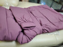 鸭鸭妈妈羽绒服女中长款冬季新款加厚时尚洋气40岁50中老年人官方外套 紫色 XL 晒单实拍图