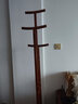 广典红木家具缅甸花梨（学名：大果紫檀） 实木挂衣架 中式衣帽架 实木落地式衣叉 三叉衣帽架 实拍图