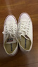 匡威（Converse）官方All Star经典帆布男女低帮休闲运动小白鞋101000 101000/白色 38 实拍图
