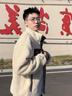 李宁丨加绒针织外套男女秋冬季复古摇粒绒舒适宽松运动外套AFDUC95 实拍图