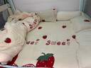 雅鹿牛奶绒四件套冬季加厚保暖法兰绒被套床单珊瑚绒被罩床笠床上用品 晚安宝贝【双面加绒 加厚保暖】 1.8m 床单款 四件套-被套200*230cm 实拍图