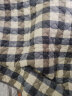 瑞娜美 加厚保暖法兰绒床垫软垫子冬天珊瑚绒0.9单人学生宿舍垫被 灰白格 120*200cm 实拍图
