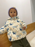 戴维贝拉（DAVE＆BELLA）儿童羽绒服女童上衣男童羽绒衣冬装新款宝宝衣服保暖小童外套 恐龙印花DB4238127-A 100 cm（建议身高90-100cm） 实拍图