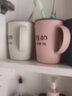流颜 简约洗漱口杯带手柄家用刷牙杯子牙桶创意可爱牙缸杯套装情侣牙刷杯 挣钱的+管钱的+花钱的 实拍图