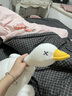名创优品（MINISO）大白鹅毛绒公仔玩具搞怪新奇玩偶抱枕靠枕生日礼物女男孩 大白鹅1只-随机款式（67*18cm） 实拍图