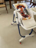 哈卡达（HAGADAY）婴儿餐椅儿童多功能宝宝儿童餐椅可折叠便携式吃饭桌座椅可调节 神机喵算 实拍图