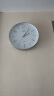 康巴丝（Compas）挂钟客厅 简约客厅石英钟表挂墙卧室时钟挂表 C3219C银边红针 实拍图