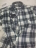 意宾男装衬衣春秋季休闲全棉衬衫百搭青年男士纯棉磨毛格子长袖衬衫男 MG02-02 2XL 实拍图