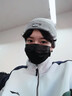 慕瑾繁饰户外毛线帽针织帽子男女秋冬冷帽潮牌韩版雅痞帽潮冬天瓜皮帽 THE山峰小标黑色 均码有弹性 实拍图