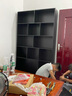 雅仕邦 展示架酒柜书柜储物柜展柜货架货柜置物客厅书房书架产品展示柜 黑胡桃色 200高*120长*30深 实拍图