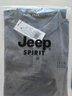 JEEP SPIRIT吉普休闲长袖t恤男商务简约宽松POLO翻领男士体恤打底衫 PS0037灰色 M码建议120-140斤左右 实拍图