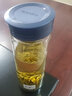 富光 玻璃杯水杯男双层泡茶杯隔热便携过滤带盖女随手透明杯子定制 1627 双层咖啡色 420ml 实拍图